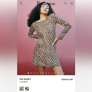 Realisation Par The Rainey Dress in Landline - size S